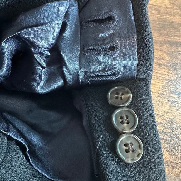 NEW J Crew Double Cloth Wool Lady Day Coat Thinsulate Sz 16 Black BM964 - Picture 7 of 16